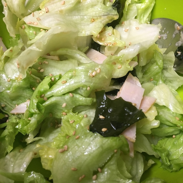 レタス わかめ サラダ わかめ サラダ レタス